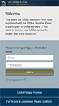 Mobile Screenshot of memberpanel.usaa.com